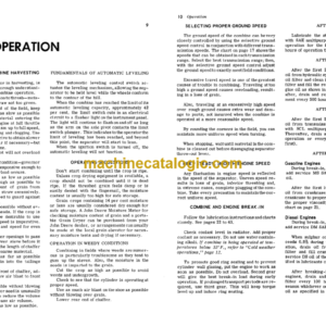 John Deere 95H Combine Operator’s Manual (OMH65203)