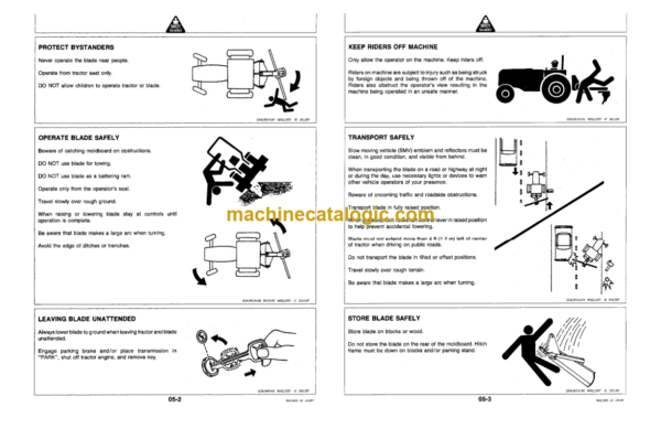 John Deere 95 Rear Blade Operator's Manual (OMW38928)