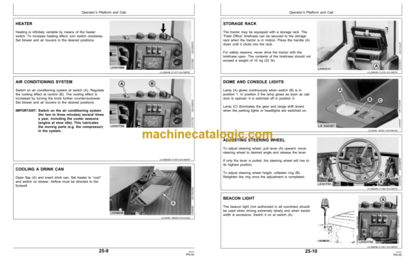 John Deere 6010, 6110, 6210, 6310 and 6410 Tractors Operator's Manual (OMAL116289)