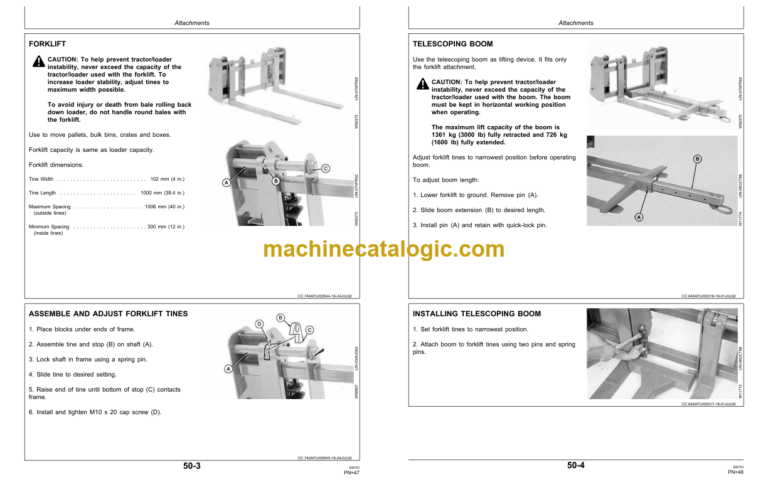 John Deere 740A Loader Operator's Manual (OMCC36951)