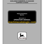John Deere Heavy Duty Broom 60-lnch Operator's Manual (OMTCU14081J0)