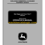 John Deere 8 Bushel Rear Bagger and Power Flow Operator's Manual (OMTCU15755G2)