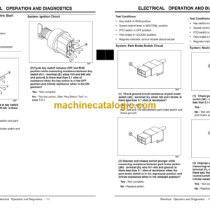 John Deere 7H17 Export Commercial Walk-Behind Mower Technical Manual (TM2325)