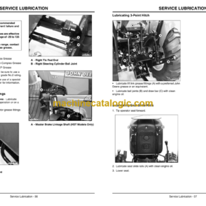 John Deere 4500, 4600 and 4700 Compact Utility Tractors Operator’s Manual (OMLVU11185)