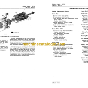 John Deere JD740 Grapple Skidder Technical Manual (TM1101)