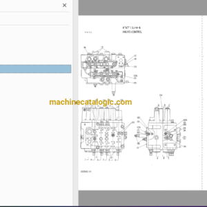 Hitachi EX100W Wheeled Hydraulic Excavator Parts Catalog & Equipment Components Parts Catalog