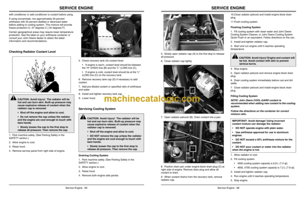 John Deere 4500, 4600 and 4700 Compact Utility Tractors Operator's Manual (OMLVU11185)