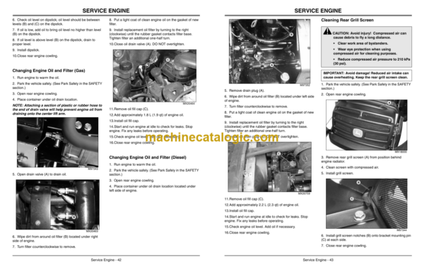 John Deere 2500A and 2500E Professional Greensmower Operator's Manual (OMTCU21258)