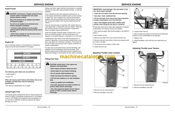 John Deere 220 E-Cut Hybrid Walk Greens Mower Operator's Manual (OMTCU27090)