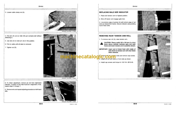 John Deere 330 Round Baler Operator's Manual (OME75043)