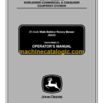 John Deere JS63C 21-Inch Walk-Behind Rotary Mower Operator's Manual (OMGC00669C1)