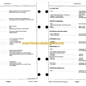 John Deere 1350, 1550, 1750, 1850, 1850N, 1950 and 1950N Tractors Technical Manual (TM4437)