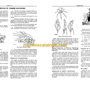 John Deere 45 HI-LO Combines Operator’s Manual (OMH90736)