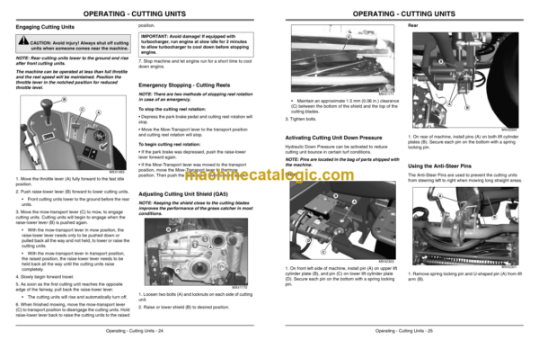 John Deere 8000 E-Cut Hybrid Mower Operator's Manual (OMTCU29659)