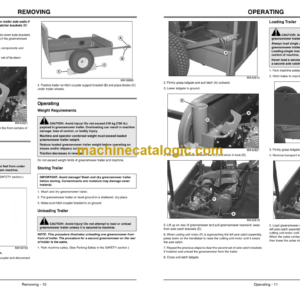 John Deere 22B Walk-Behind Greensmower Trailer Operator’s Manual (OMTCU27387)