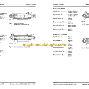 John Deere 9505A, 9605 9510A and 9511 Backhoe Technical Manual (TM3233)