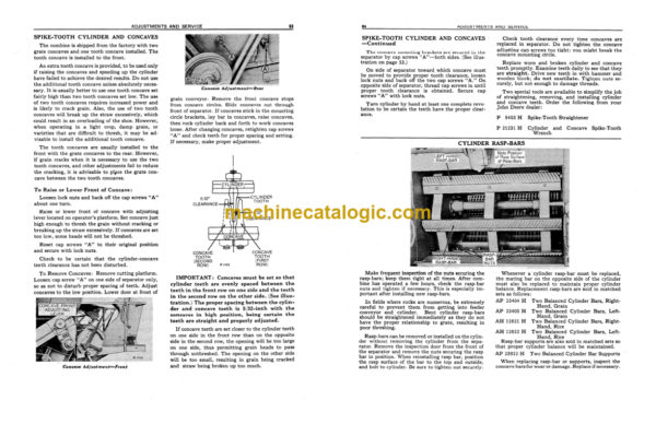 John Deere 45 HI-LO Combines Operator's Manual (OMH90736)