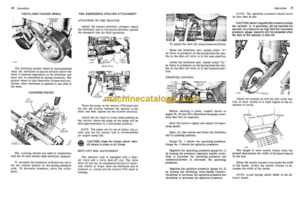 John Deere 184 and 186 Dry or Liquid Fertilizer Units Operator's Manual (OMB25259)