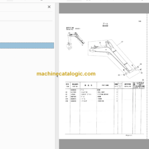 Hitachi ZX27U Excavator Parts Catalog & Equipment Components Parts Catalog