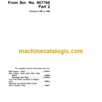 John Deere 2254, 2256, 2258, 2264 and 2266 Combines Technical Manual (TM4594)
