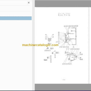 Hitachi CH90 Rubber Crawler Carrier Parts Catalog & Equipment Components Parts Catalog