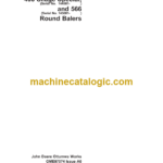 John Deere 466, 466 Silage Special and 566 Round Balers Operator's Manual (OME97074)