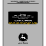 John Deere CS36, CS36LE, CS40, CS40LE, CS46, CS52, CS56, CS62, CS71, CS81 Chainsaws Technical Manual (TM1917)