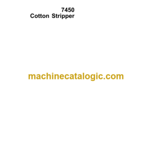 John Deere 7450 Cotton Stripper Operator's Manual (OMN200465)