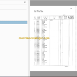 Hitachi ZX27U Excavator Parts Catalog & Equipment Components Parts Catalog