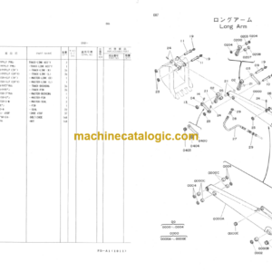 Hitachi UH033SR Hydraulic Excavator Parts Catalog