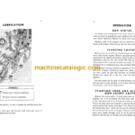 John Deere NOS. 23A and 23B Unit Planters Cotton and Corn for Rear Mounted Tool Bars Operator's Manual (OMB461255)