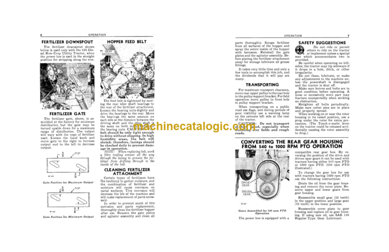 John Deere 49 Power Hoe Operator's Manual (OMW451159)
