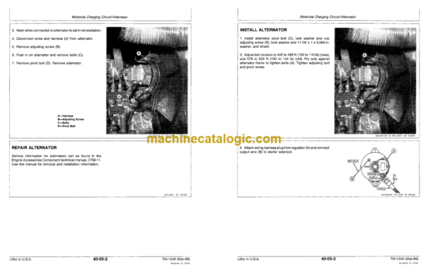 John Deere 9950 Cotton Picker Technical Manual (TM1349)