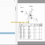 Hitachi ZX27U-2 excavator Parts Catalog & Equipment Components Parts Catalog