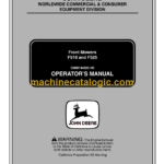 John Deere F510 and F525 Front Mowers Operator's Manual (OMM144025H0)