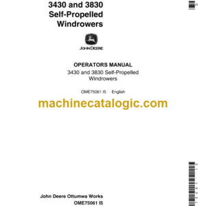 John Deere 260 Farm Loader Operator's Manual (OMW21496)