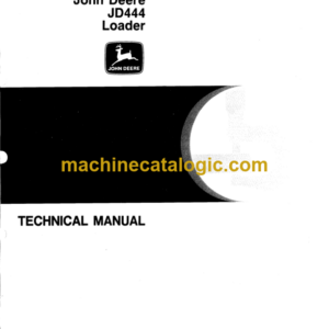 John Deere JD444 Loader Technical Manual (TM1162)