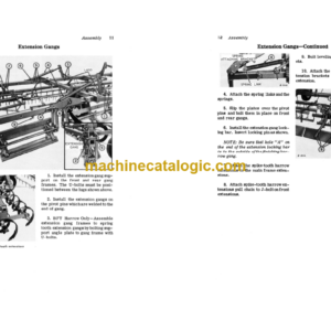 John Deere BF and BFT Finishing Harrows Operator’s Manual (OMB25335)