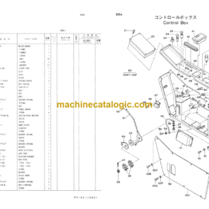 Hitachi UH043 Hydraulic Excavator Parts Catalog