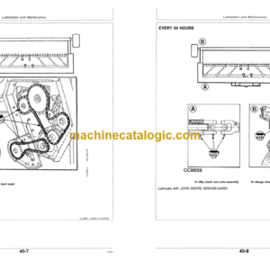 John Deere 630 and 645 Windrow Pickup Operator’s Manual (OMCC42128)