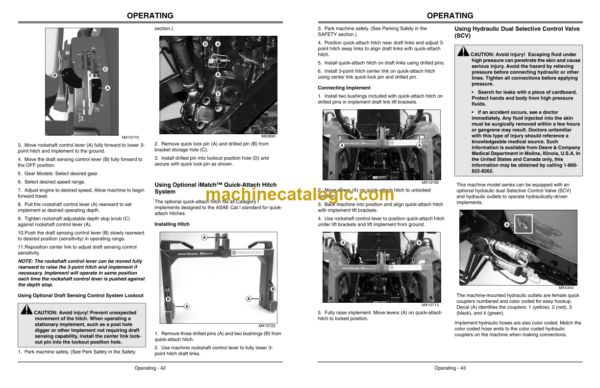 John Deere 4510, 4610 and 4710 Compact Utility Tractors Operator's Manual (OMLVU13194)