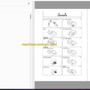 Hitachi ZX160LC Excavator Parts Catalog & Equipment Components Parts Catalog