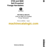 John Deere 5720 and 5820 Self-Propelled Forage Harvesters Technical Manual (TM1244)