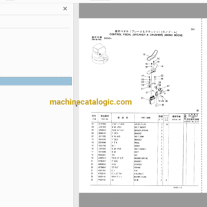 Hitachi ZX75US Excavator Parts Catalog & Equipment Components Parts Catalog