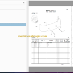 Hitachi ZX27U-3 ZX27U-3F ZX29U-3 ZX29U-3F Hydraulic Excavator Parts Catalog & Equipment Components Parts Catalog