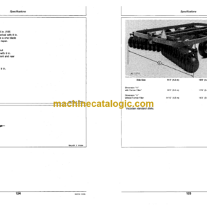 John Deere 235 Standard 235 Regular and 235 DuraCushion Disks Operator’s Manual (OMA51278)