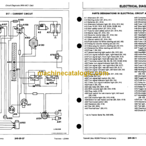 John Deere 1350, 1550, 1750, 1850, 1850N, 1950, 1950N, 2250, 2450, 2650, 2650N, 2850, 3050, 3350 and 3650 Tractors Technical Manual (TM4446)