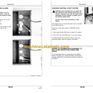 John Deere 410D and 510D Backhoe Loaders Operator’s Manual (OMT152596)