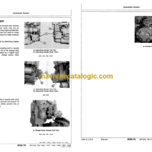 John Deere JD755 Crawler Loader Technical Manual (TM1137)