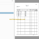 Hitachi ZX27U-3 ZX27U-3F ZX29U-3 ZX29U-3F Hydraulic Excavator Parts Catalog & Equipment Components Parts Catalog